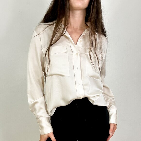 MANGO Oversized lyocell shirt - Picture 3 of 11